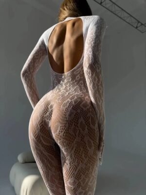 Malla Animal Print Blanca