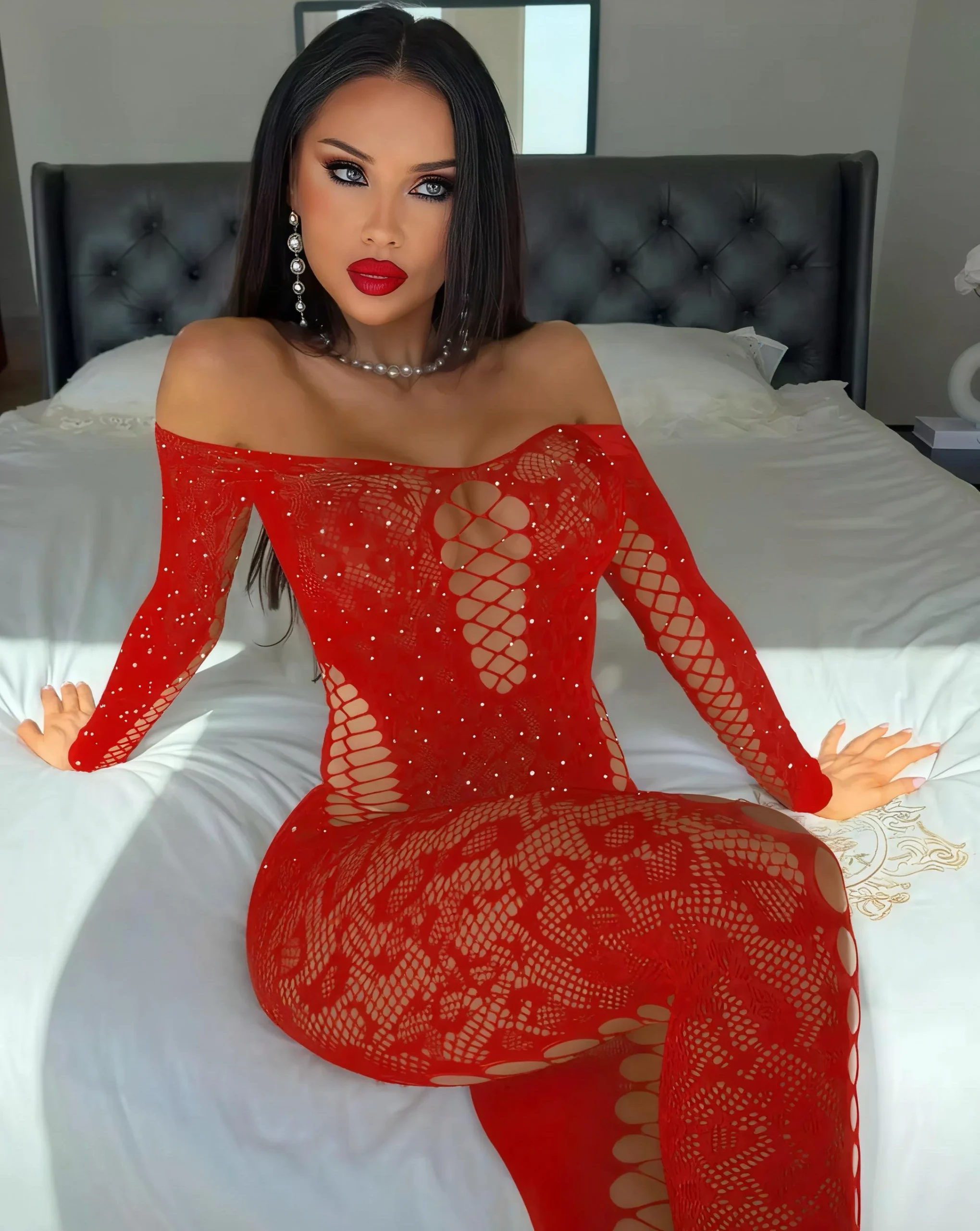 Malla Sabrina Roja - Imagen 4