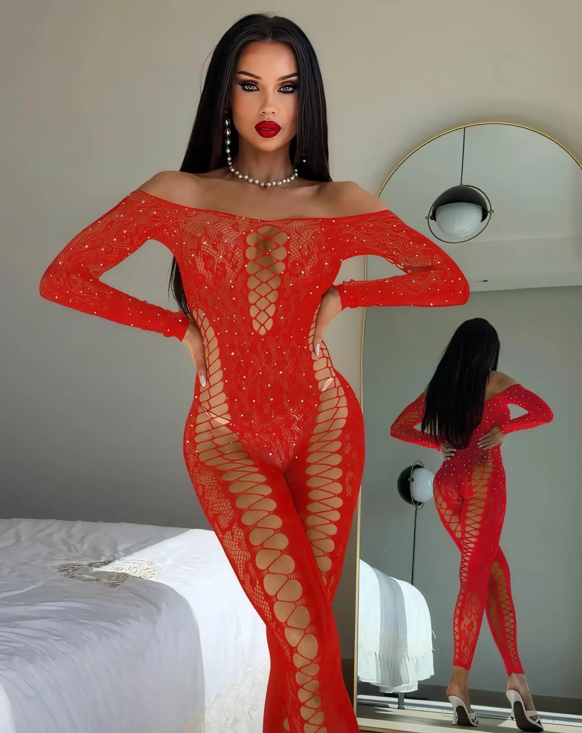 Malla Sabrina Roja - Imagen 3